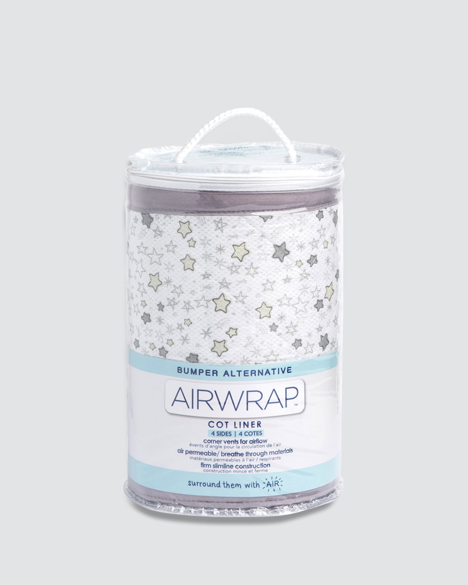 Airwrap Cot Liner Muslin 4 Sides