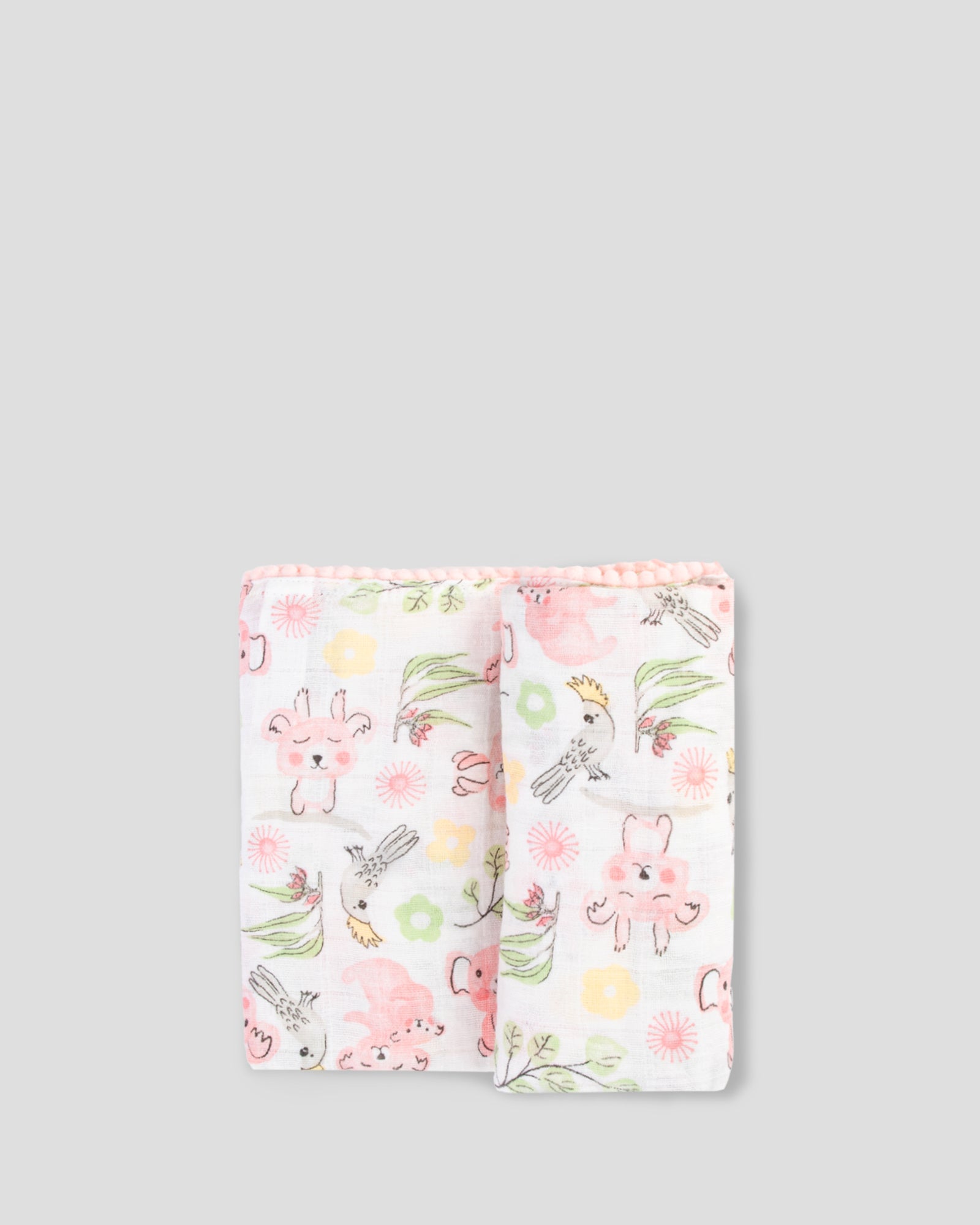 Weegoamigo Muslin Wrap Pompom
