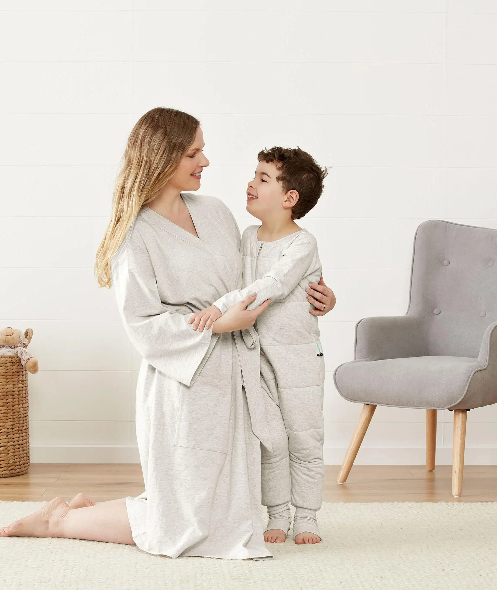 Mother and daughter matching robes store