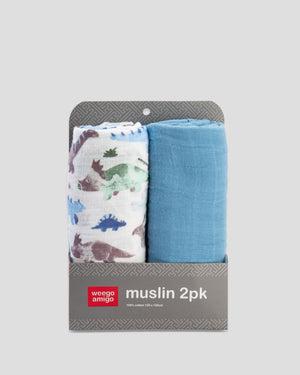 Weegoamigo Muslin Wrap 2Pk