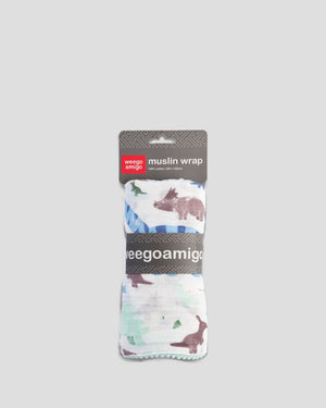 Weegoamigo Muslin Wrap Pompom